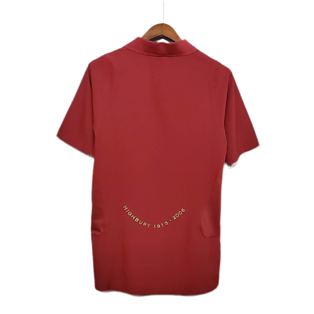 Camisa Arsenal Retrô 2005/2006 - Vinho