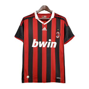 Camisa AC Milan Retrô 09/10 - Vermelha e Preta