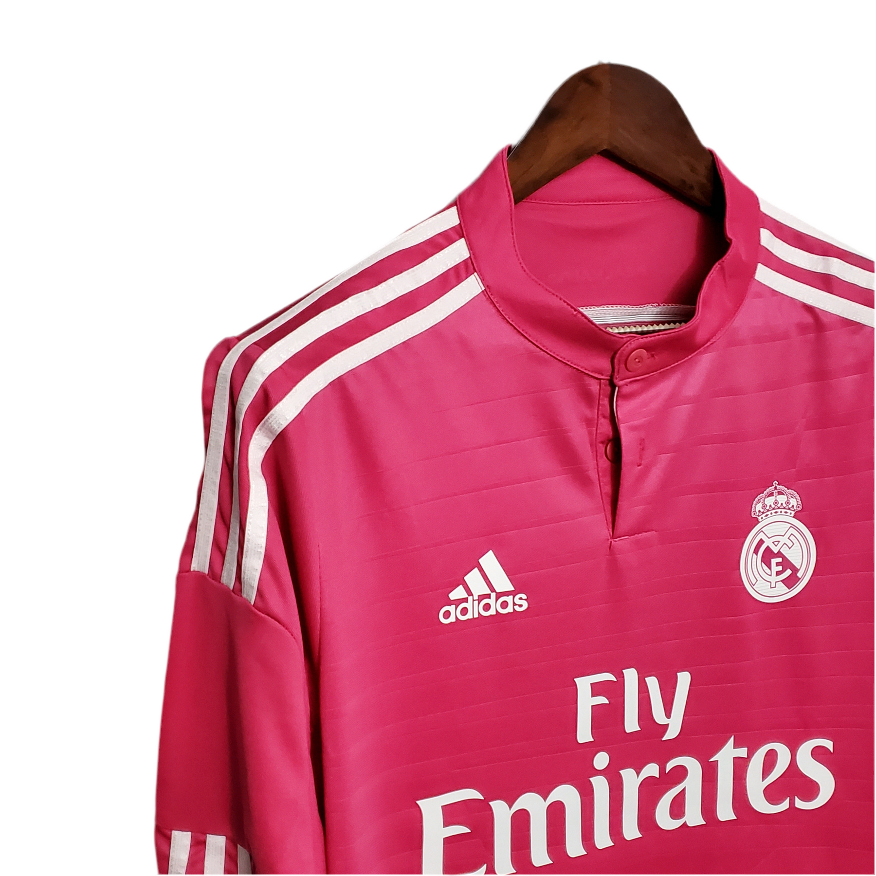 Camisa Manga Longa Real Madrid II 14/15 - Rosa