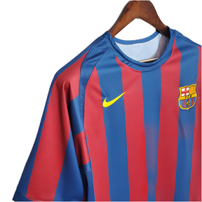 Camisa Barcelona Retrô 2006 - Azul e Vermelha