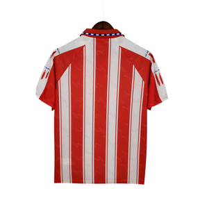 Camisa Atlético de Madrid Retrô 1994/1995 - Branca e Vermelha