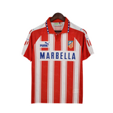 Camisa Atlético de Madrid Retrô 1994/1995 - Branca e Vermelha