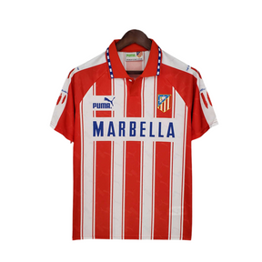 Camisa Atlético de Madrid Retrô 1994/1995 - Branca e Vermelha