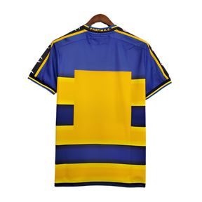 Camisa Parma Retrô 2001/2002 Azul e Amarela - Champion