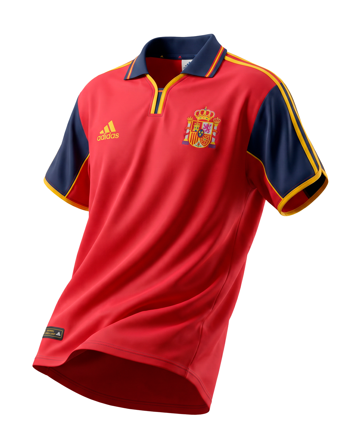 Camisa Seleção Espanha Retrô - 2000 Vermelha