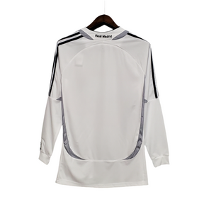 Camisa Manga Longa Real Madrid 06/07 - Branco