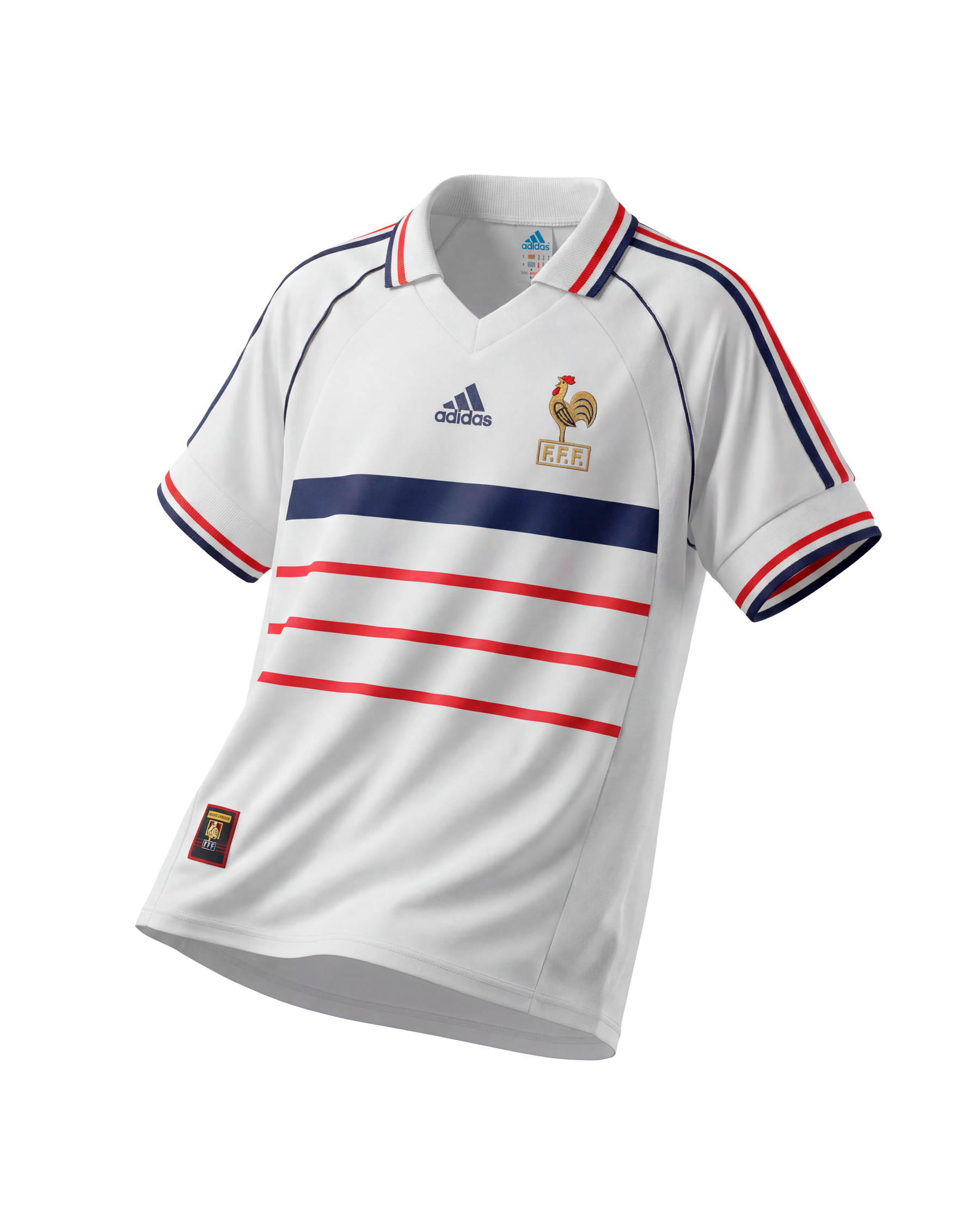 Camisa França Retrô 1998 - Branca