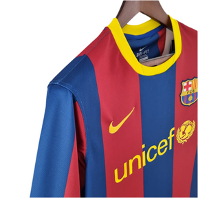 Camisa Manga Longa Barcelona 10/11 - Grená
