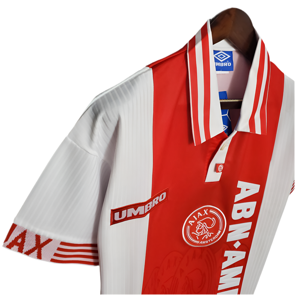 Camisa Ajax Retrô 1997/1998 - Vermelha e Branca