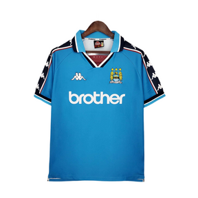 Camisa Manchester City Retrô 1997/1998 - Azul