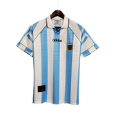 Camisa Seleção Argentina Retrô 1997-1998 Azul e Branca -