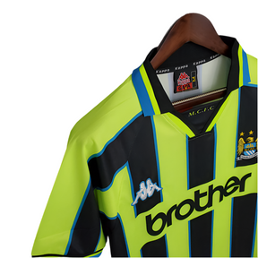 Camisa Manchester City Retrô 1998/1999  - Amarela e Preta