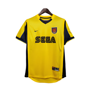 Camisa Arsenal Retrô 1999/2000 - Amarela
