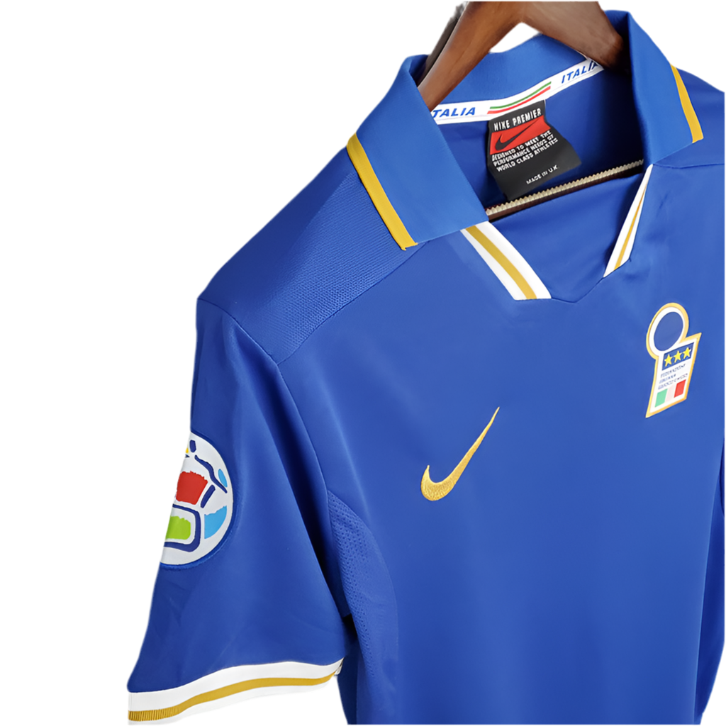 Camisa Itália Retrô 1996 - Azul