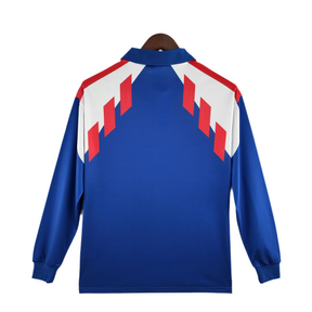 Camisa Manga Longa Seleção França 88/90 - Azul