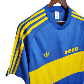 Camisa Boca Juniors Retrô 1981 Azul e Amarela -