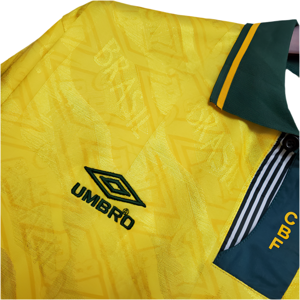 Camisa Seleção Brasileira Retrô 1991/1993 Amarela -