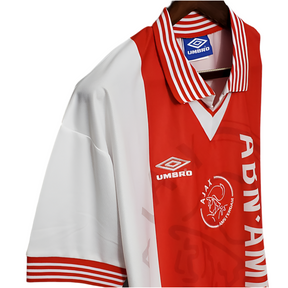 Camisa Ajax Retrô 1995/1996 - Vermelha e Branca