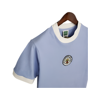 Camisa Manchester City Retrô 1972 - Azul