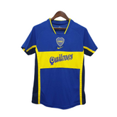 Camisa Boca Juniors Retrô 2001 Azul e Amarela -
