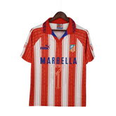 Camisa Atlético de Madrid Retrô 1995/1996 - Branca e Vermelha