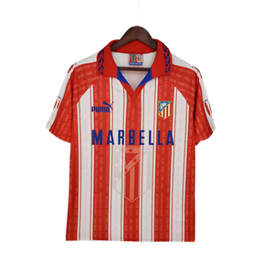Camisa Atlético de Madrid Retrô 1995/1996 - Branca e Vermelha