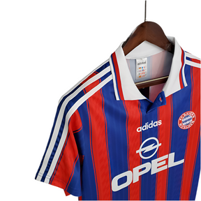 Camisa Bayern de Munique Retrô 1995/1997 - Azul e Vermelha