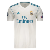 Camisa Real Madrid Retrô I 17/18 - Branco