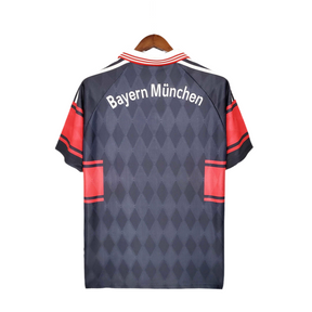 Camisa Bayern Retrô 1997/1999 - Preta e Vermelha