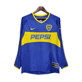 Camisa Manga Longa Boca Juniors 03/04 - Azul e Amarelo