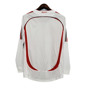 Camisa Manga Longa AC Milan Champions League 06/07 - Branco