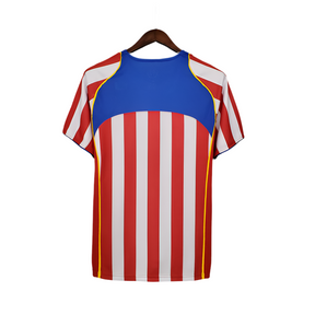 Camisa Atlético de Madrid Retrô 2004/2005 - Vermelha e Branca