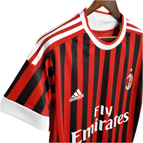Camisa AC Milan Retrô 2011/2012 - Vermelha e Preta