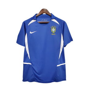 Camisa Seleção Brasileira Retrô 2002 Azul -