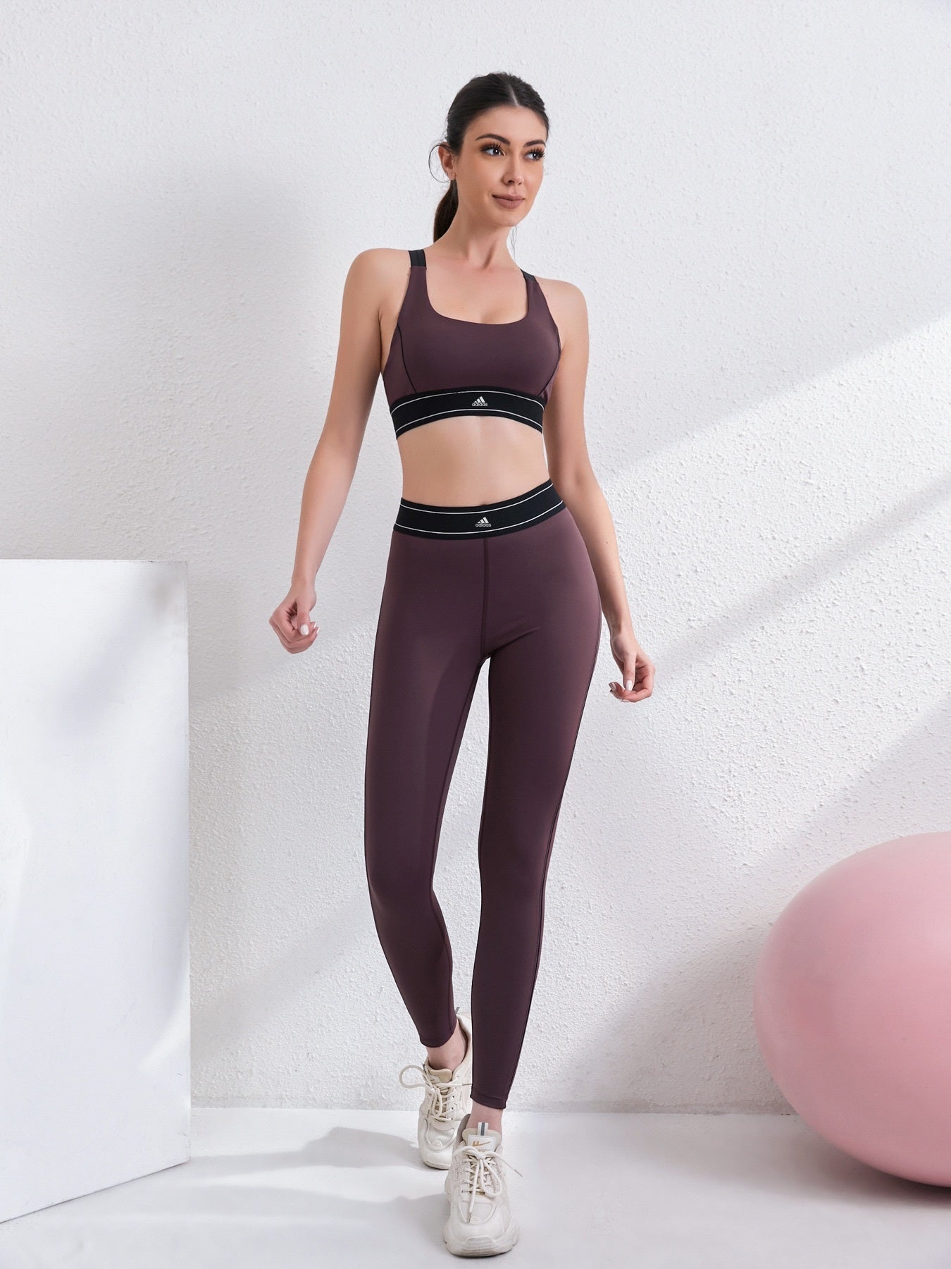 Conjunto Adidas Feminino Top+Legging
