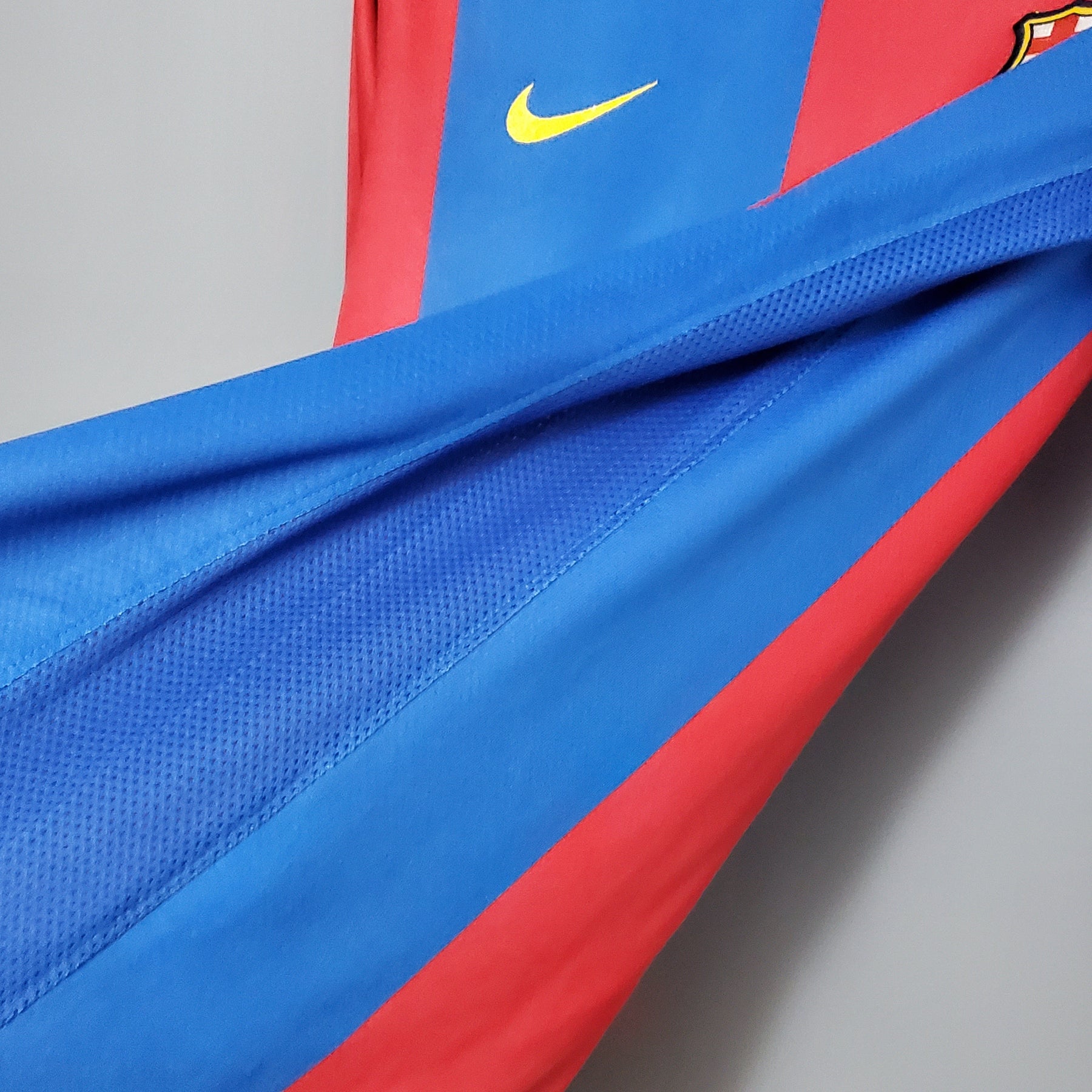 Camisa Manga Longa Barcelona 06/07 - Grená
