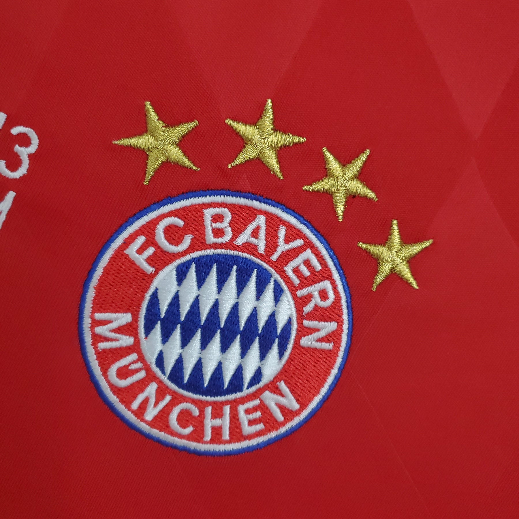 Camisa Manga Longa Bayern de Munique Champions League 2013/14 - Vermelha