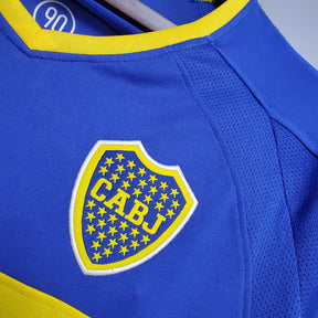 Camisa Manga Longa Boca Juniors 03/04 - Azul e Amarelo