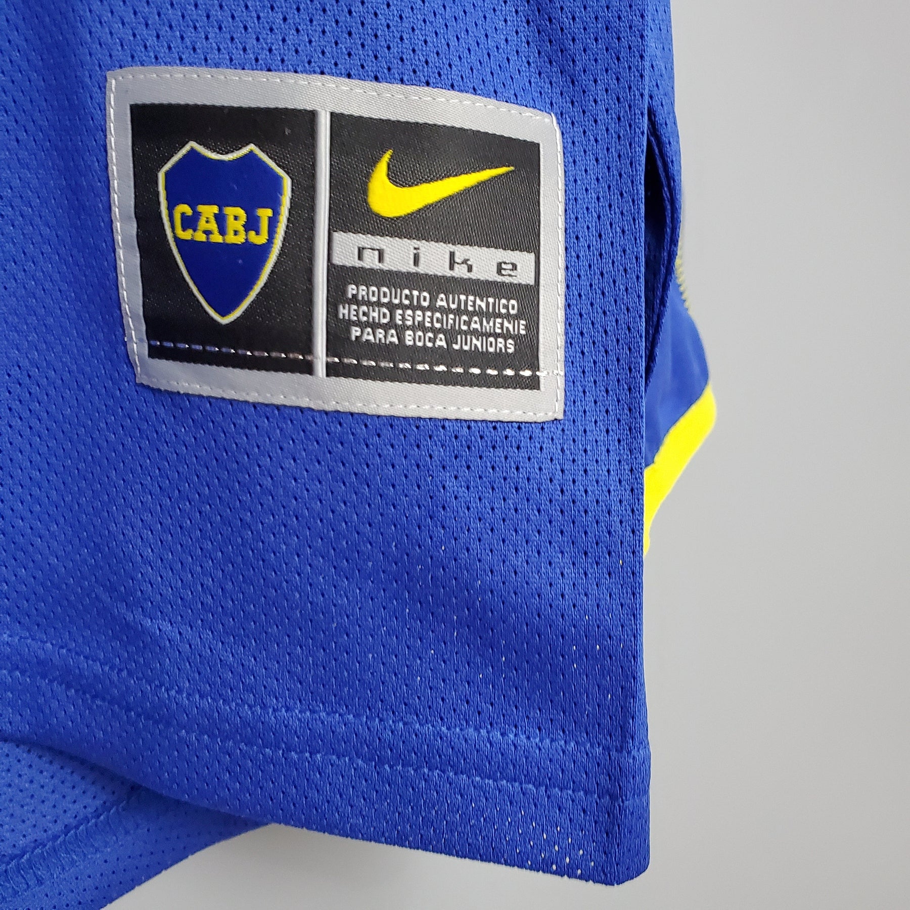 Camisa Manga Longa Boca Juniors 03/04 - Azul e Amarelo