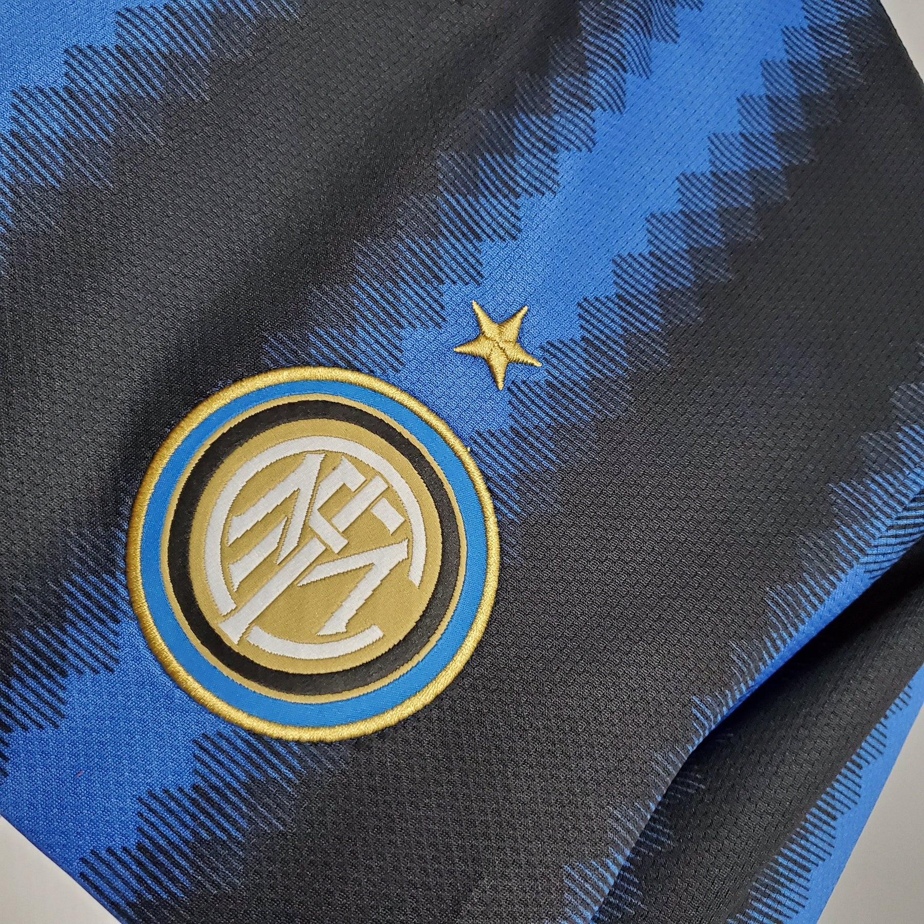 Camisa Manga Longa Inter de Milão I 10/11 - Azul e Preto