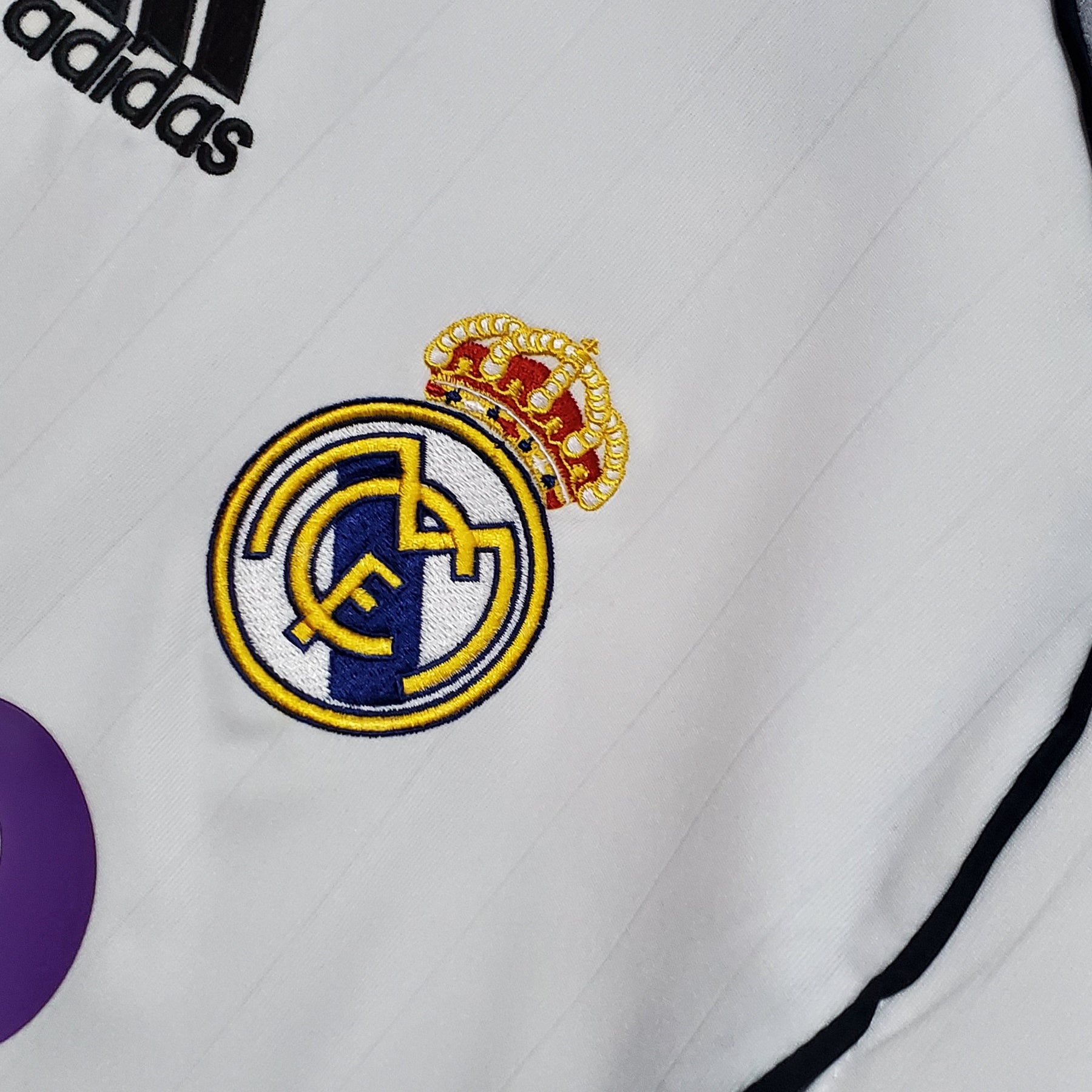 Camisa Manga Longa Real Madrid 06/07 - Branco