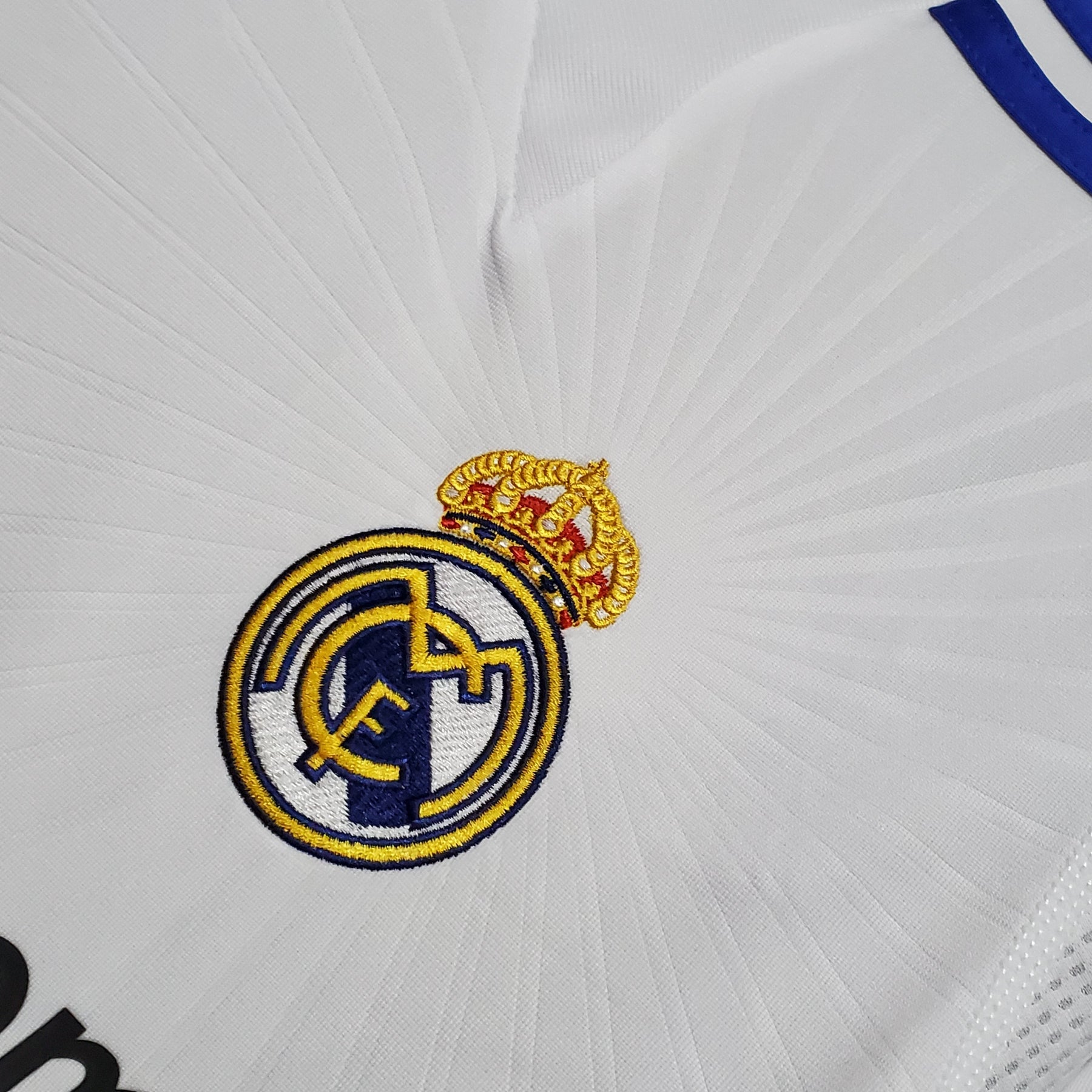 Camisa Manga Longa Real Madrid 10/11 - Branco