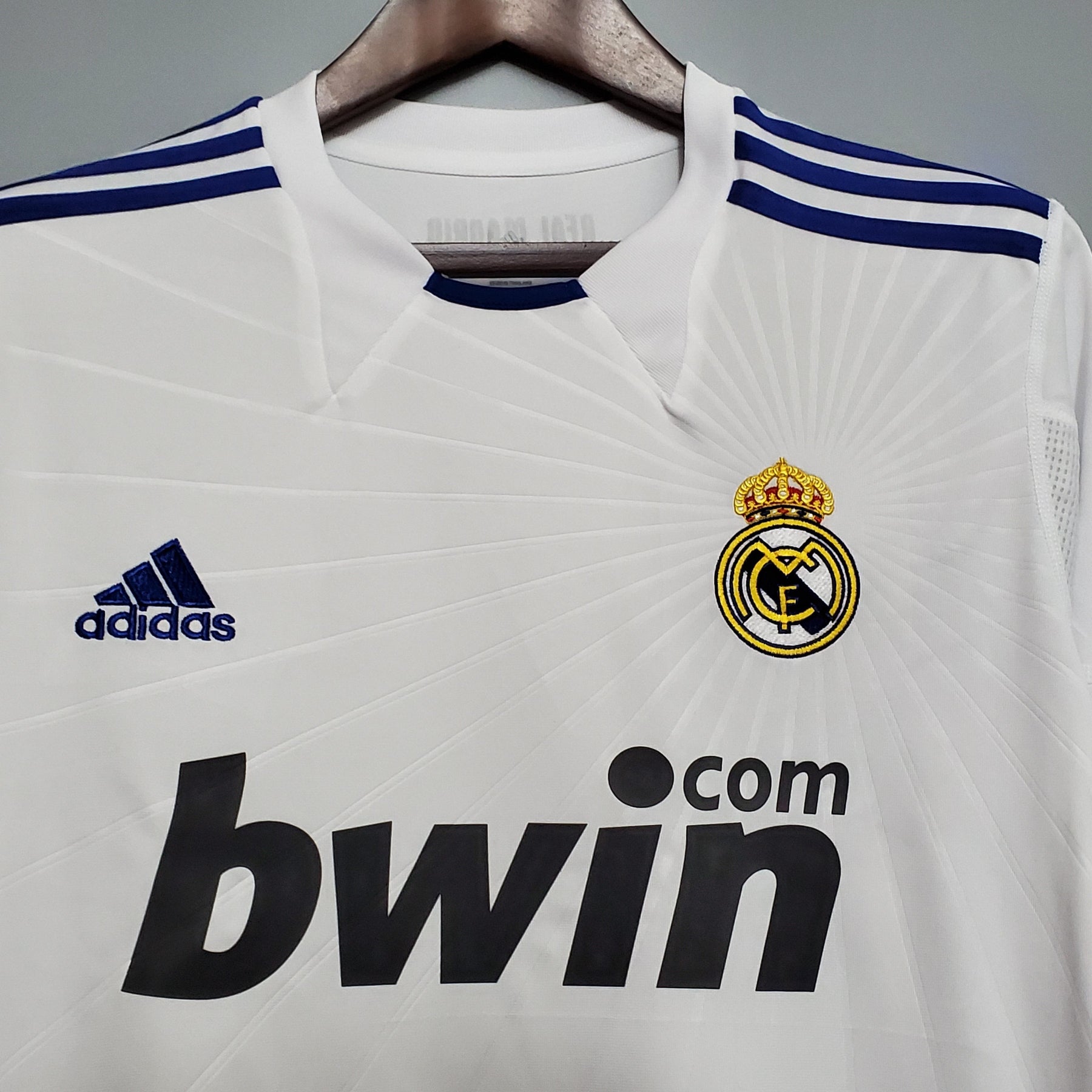 Camisa Manga Longa Real Madrid 10/11 - Branco