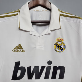 Camisa Manga Longa Real Madrid 11/12 - Branco