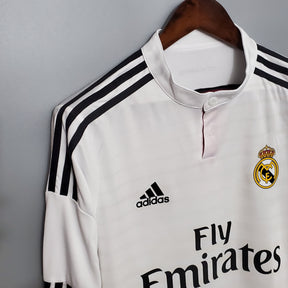 Camisa Manga Longa Real Madrid 14/15 - Branco