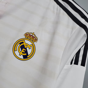 Camisa Manga Longa Real Madrid 14/15 - Branco