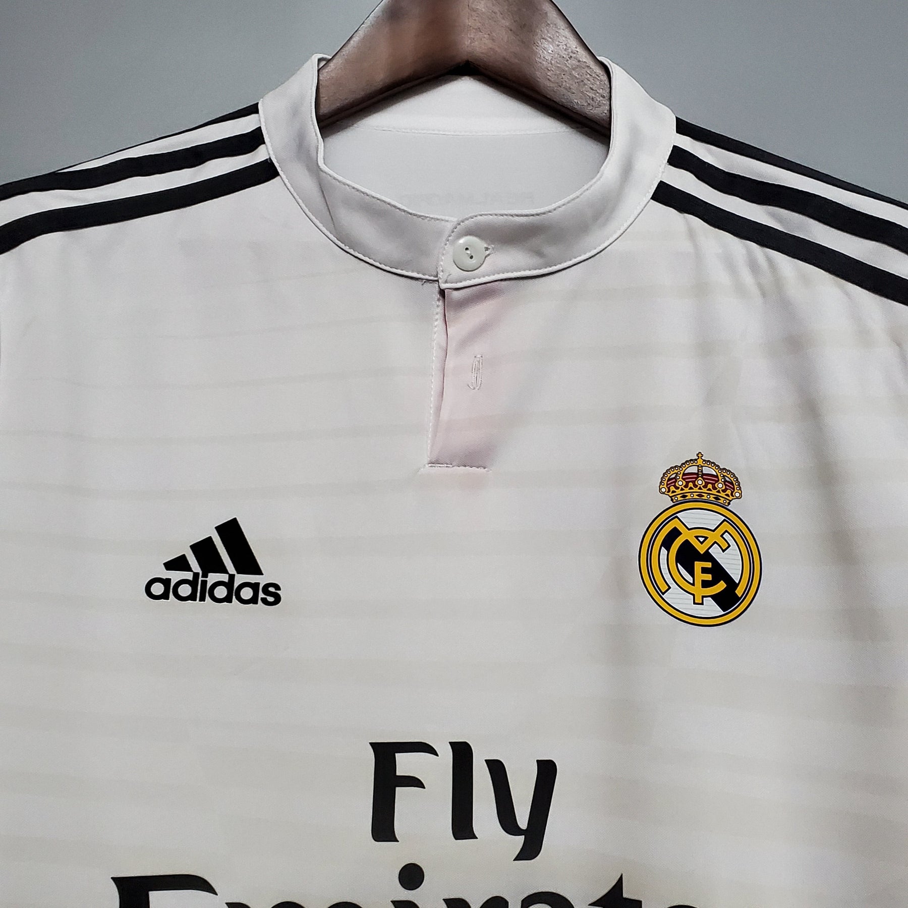 Camisa Manga Longa Real Madrid 14/15 - Branco