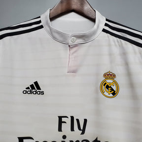 Camisa Manga Longa Real Madrid 14/15 - Branco