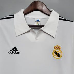 Camisa Manga Longa Real Madrid 2002 - Branco