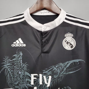 Camisa Manga Longa Real Madrid Third 14/15 - Preto